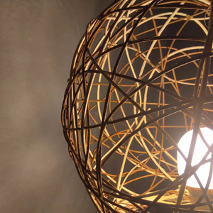 Sonja Reitzner - Pendelleuchten und Tischlampen aus Rattan